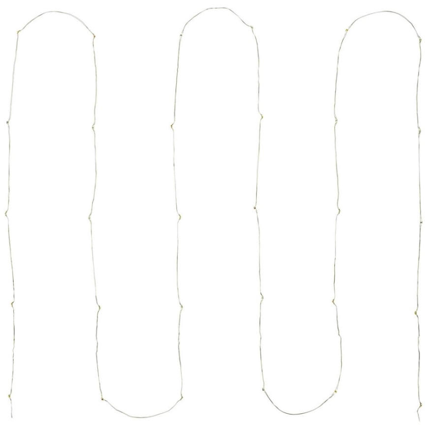 LED Vánoční řetěz 30xLED/2xAA 3,3m multicolor