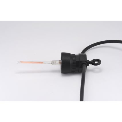 LED Venkovní dekorační řetěz 10xA60 7,5m IP44 teplá bílá