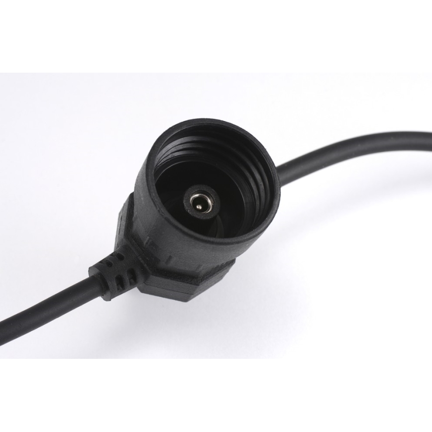 LED Venkovní dekorační řetěz 10xA60 7,5m IP44 teplá bílá