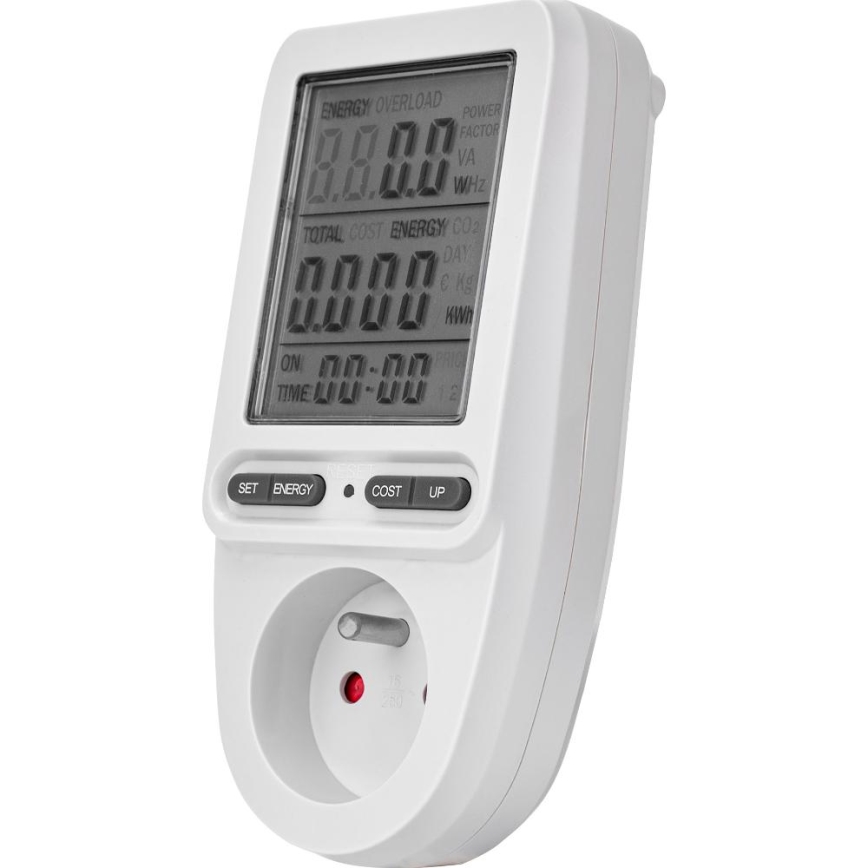 Měřič spotřeby elektrické energie 3680W/230V