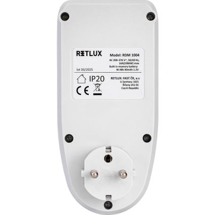 Měřič spotřeby elektrické energie 3680W/230V