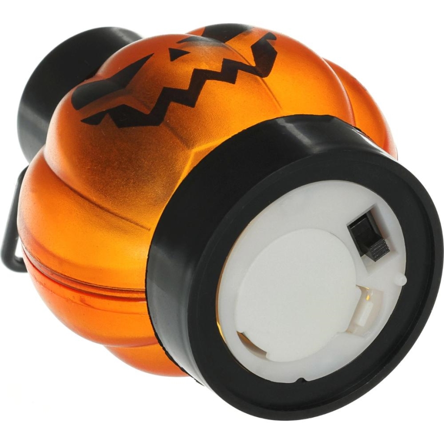 SADA 6x LED Dekorace HALLOWEEN LED/1xCR2032/teplá bílá dýně