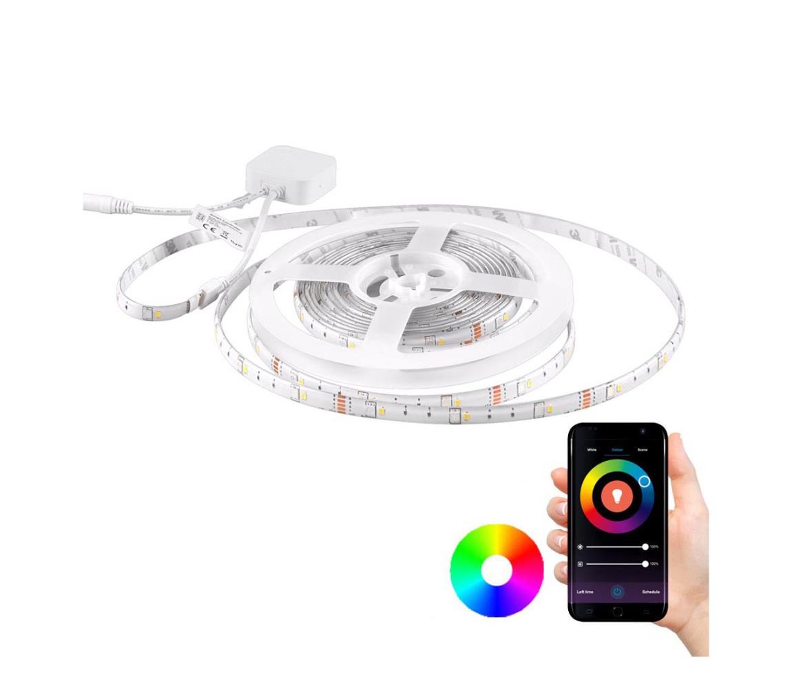 Polux RGB LED Stmívatelný pásek Wi-Fi + hudební funkce LED/16W/230V 5 m Tuya SA1118