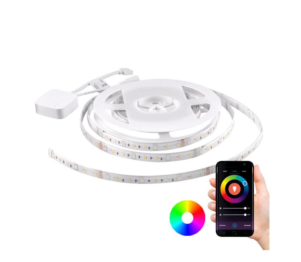 Polux RGB LED Stmívatelný pásek Wi-Fi + hudební funkce LED/20W 5 m Tuya SA1119