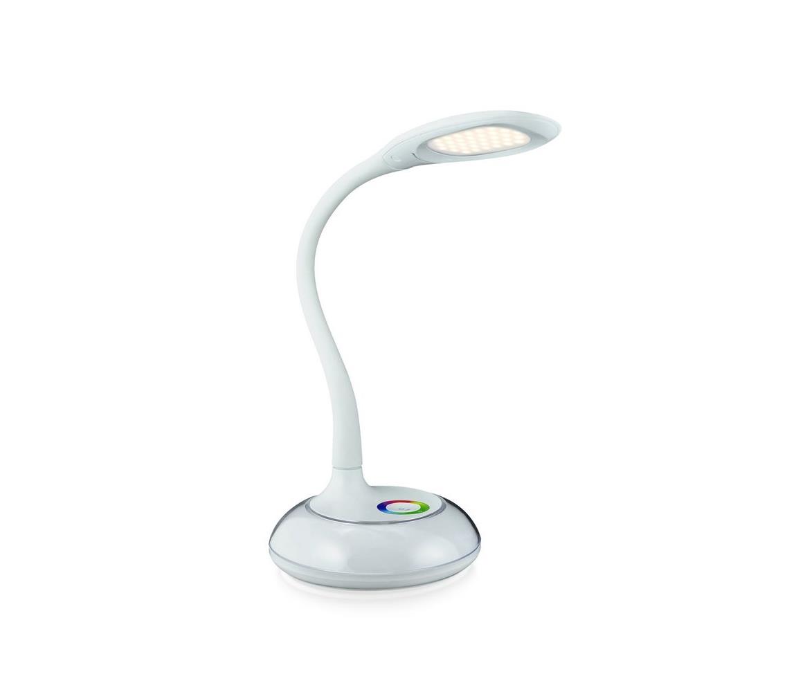 Polux RGB LED Stolní lampa COSMOS 6,5W/230V bílá SA0788