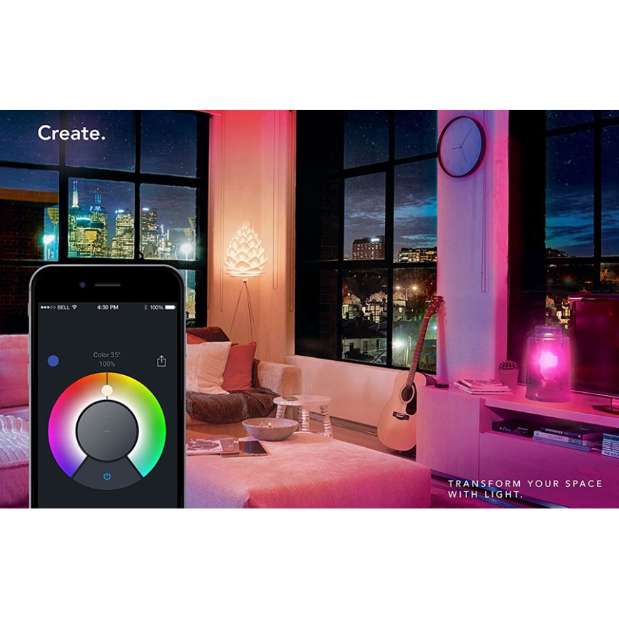 RGB LED Žárovka LIFX E27/17W/230V WiFi