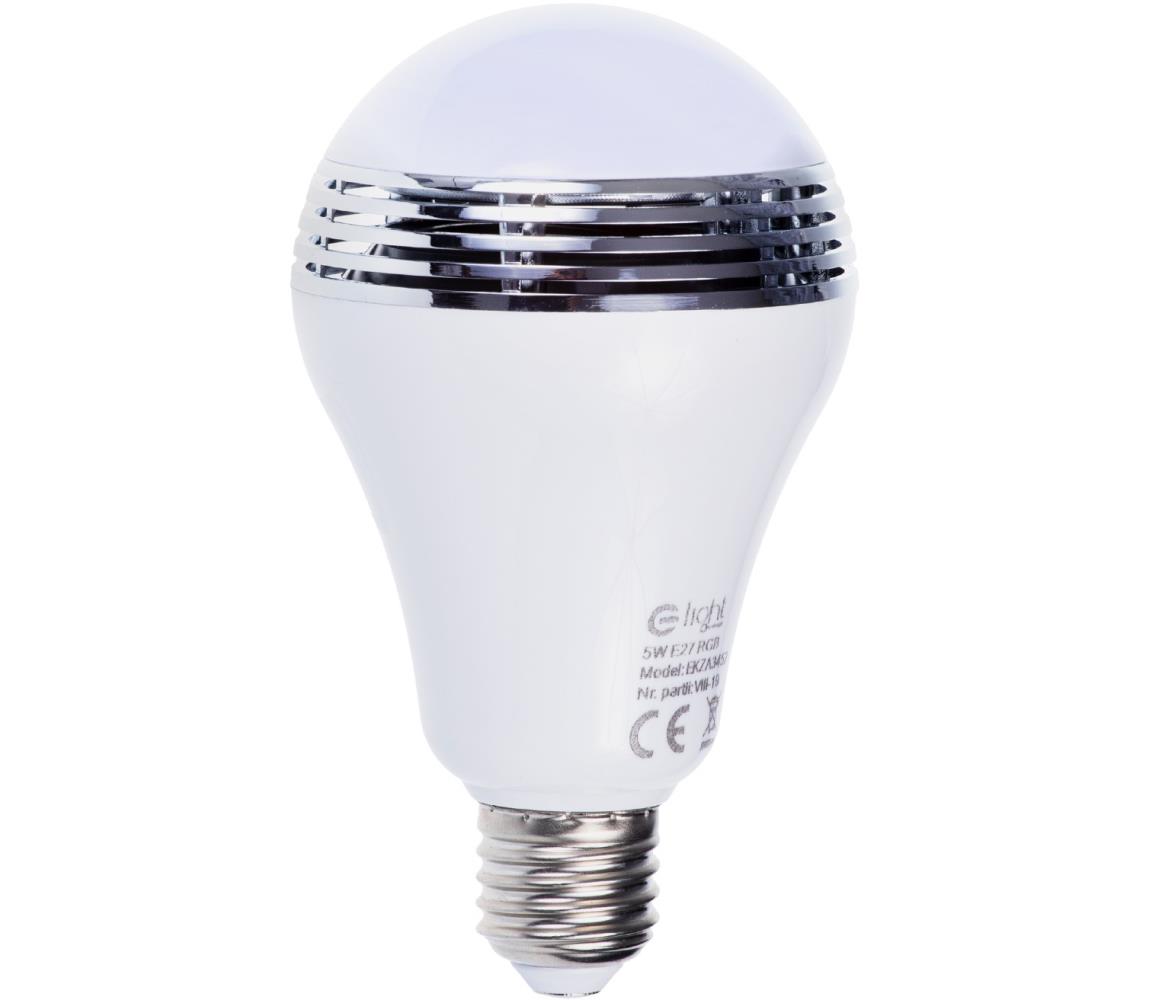 Milagro RGB LED žárovka s bluetooth reproduktorem E27/8W/230V 2700K MI0258