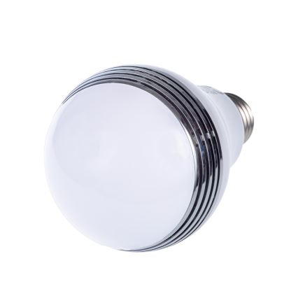 RGB LED žárovka s bluetooth reproduktorem E27/8W/230V 2700K
