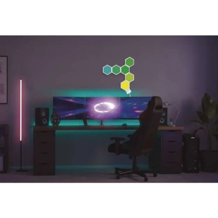 RGBIC Stmívatelná stolní lampa GoSmart LED/5,5W/230V Wi-Fi Tuya