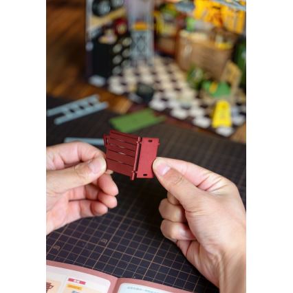 RoboTime - Miniatura domečku Garáž 2xAAA