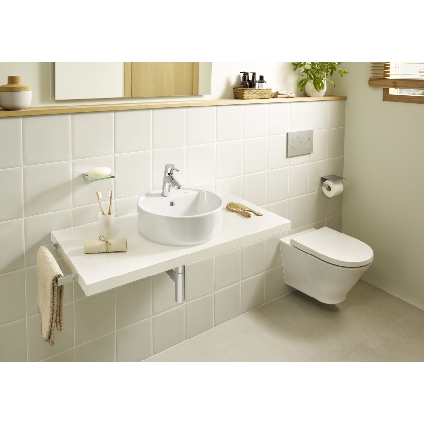 Roca A3270MJ000 - Umyvadlo na desku GAP pr. 39 cm keramika/bílá