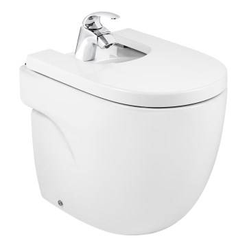 Roca A357247000 - Stojící bidet MERIDIAN keramika/bílá