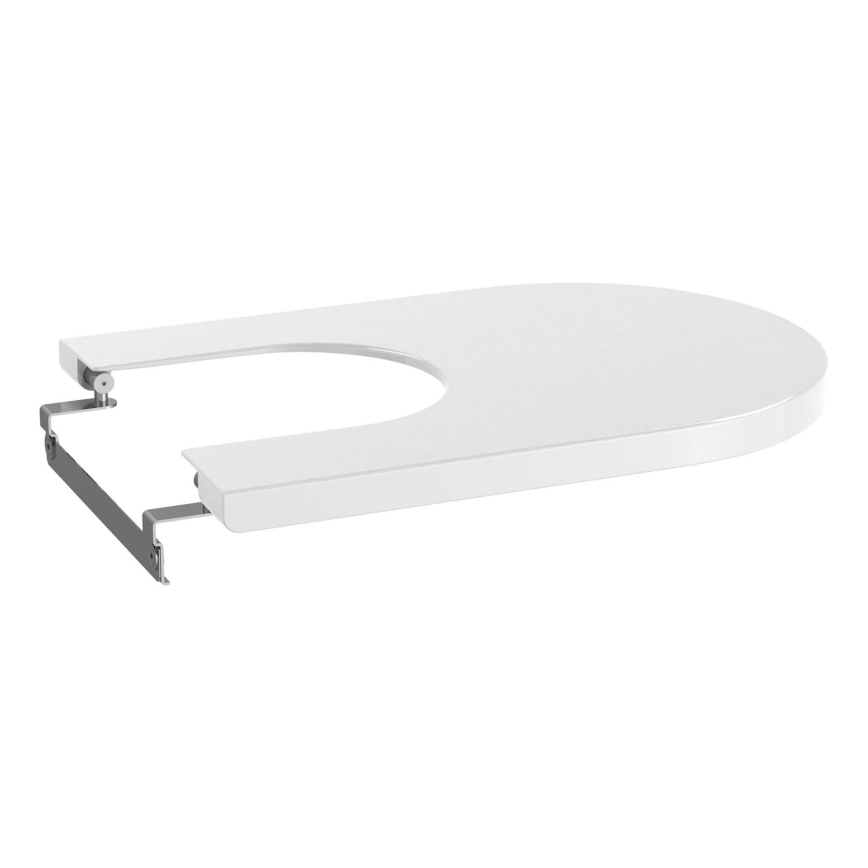 Roca A80652200B - Bidetové prkénko SoftClose INSPIRA supralit/bílá