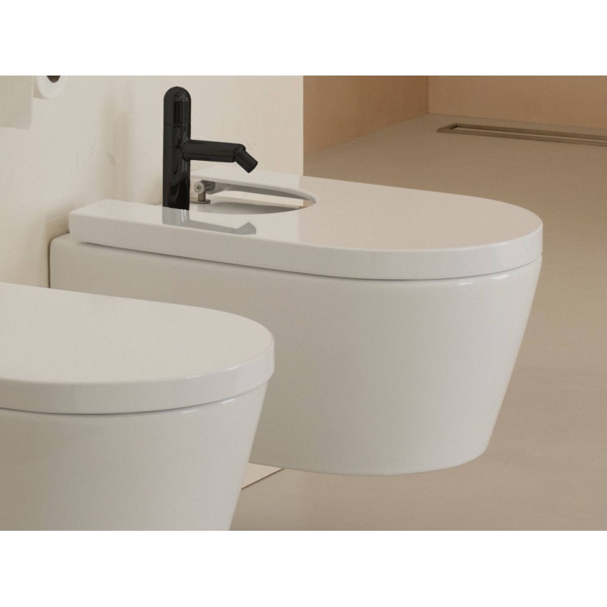 Roca A80652200B - Bidetové prkénko SoftClose INSPIRA supralit/bílá