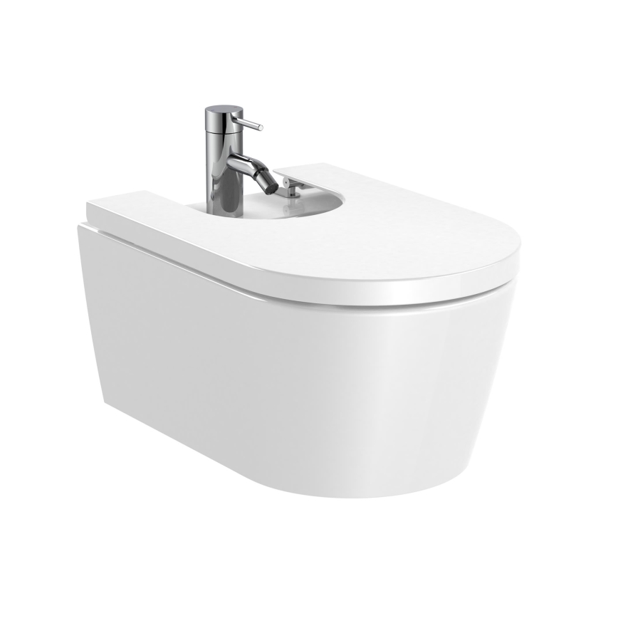 Roca A80652200B - Bidetové prkénko SoftClose INSPIRA supralit/bílá