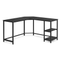 Rohový psací stůl SOLEA 138x138 cm černá