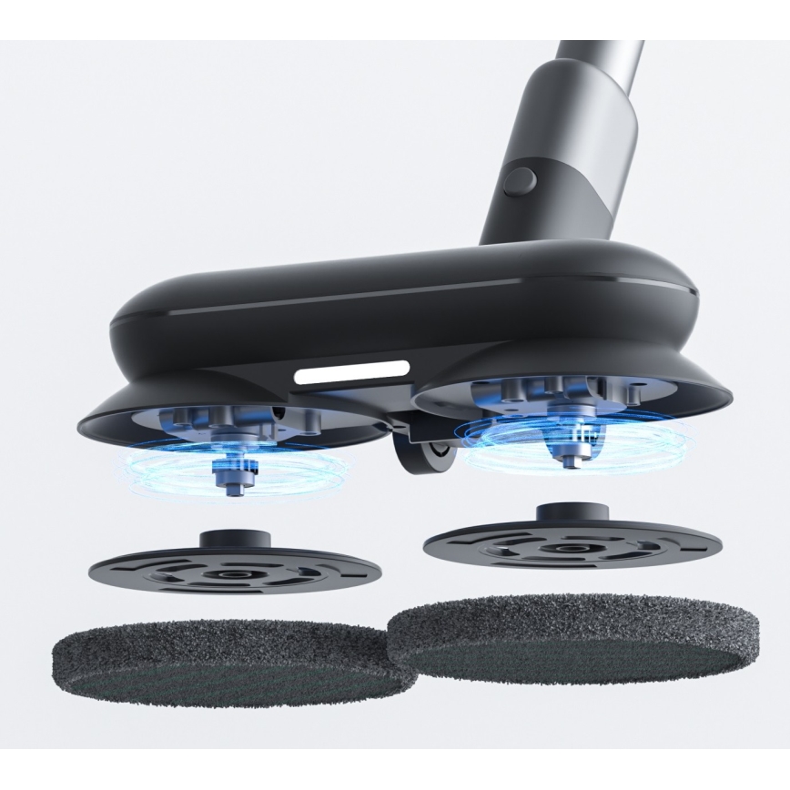 ROIDMI RI-X30VX - Tyčový vysavač 2v1 s LED displejem a příslušenstvím 435W/2500mAh matný chrom