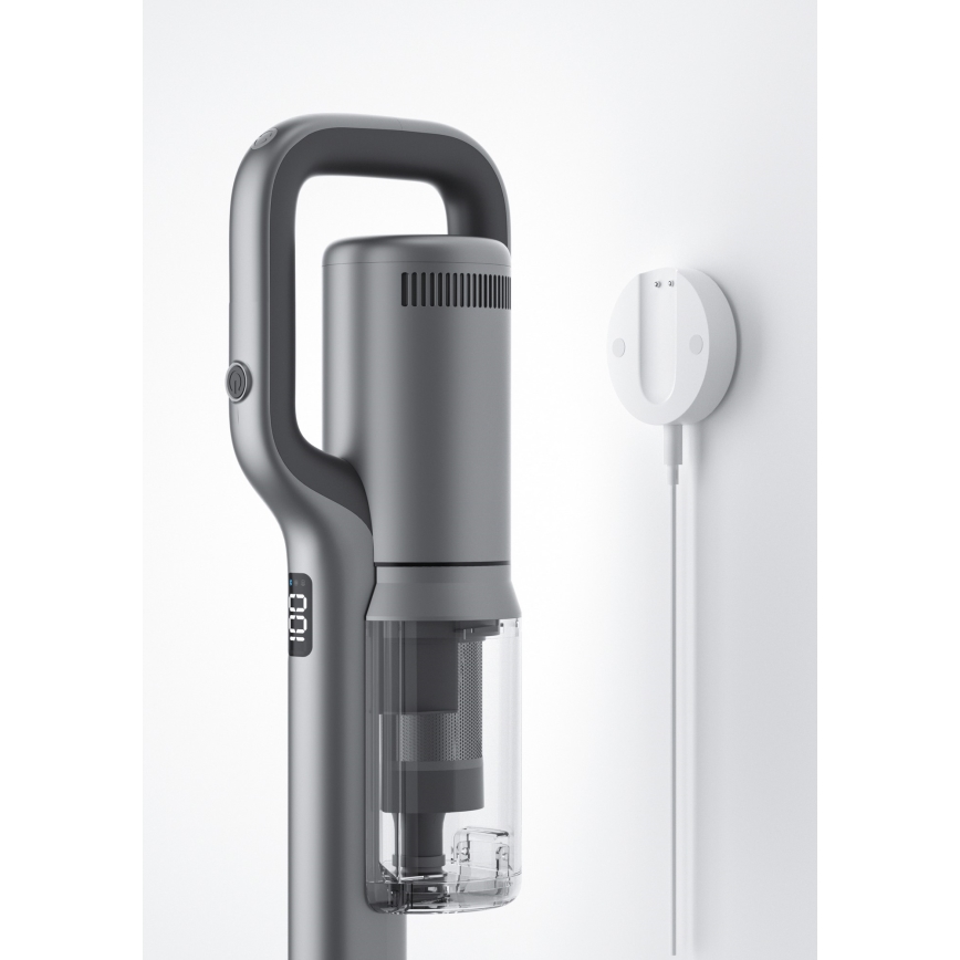 ROIDMI RI-X30VX - Tyčový vysavač 2v1 s LED displejem a příslušenstvím 435W/2500mAh matný chrom