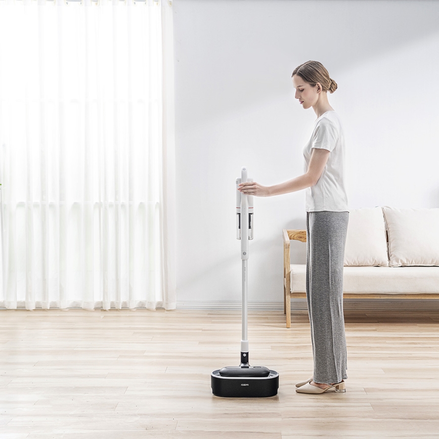 ROIDMI RI-X30VX - Tyčový vysavač 2v1 s LED displejem a příslušenstvím 435W/2500mAh matný chrom