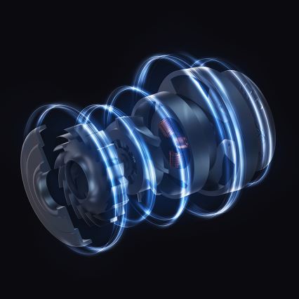 ROIDMI RI-X30VX - Tyčový vysavač 2v1 s LED displejem a příslušenstvím 435W/2500mAh matný chrom