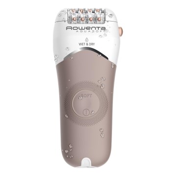 Rowenta - Epilátor WET&DRY 4,5W/5V 600 mAh béžová/zlatá