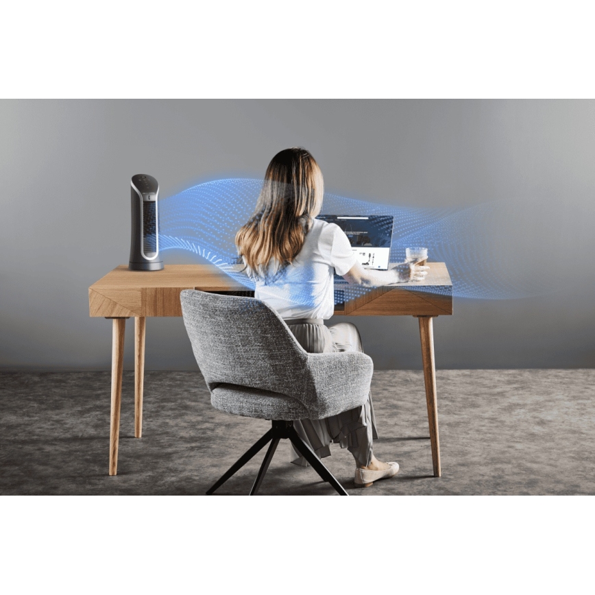 Rowenta - Sloupový ventilátor EOLE COMPACT 30W/230V černá