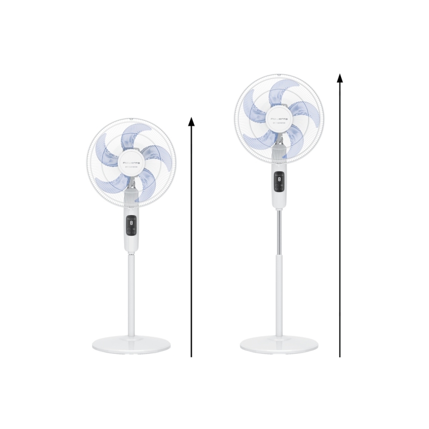 Rowenta - Stojanový ventilátor TURBO SILENCE 55W/230V 147 cm bílá + dálkové ovládání