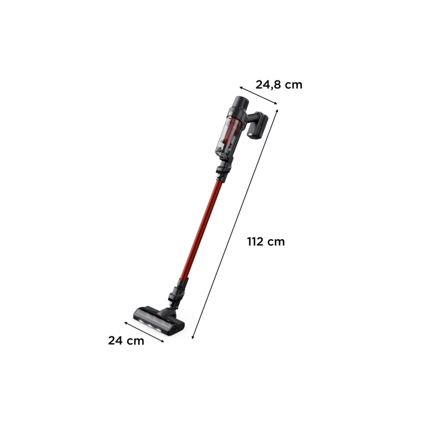Rowenta - Tyčový vysavač 2v1 X-PERT ANIMAL 140W/18V červená