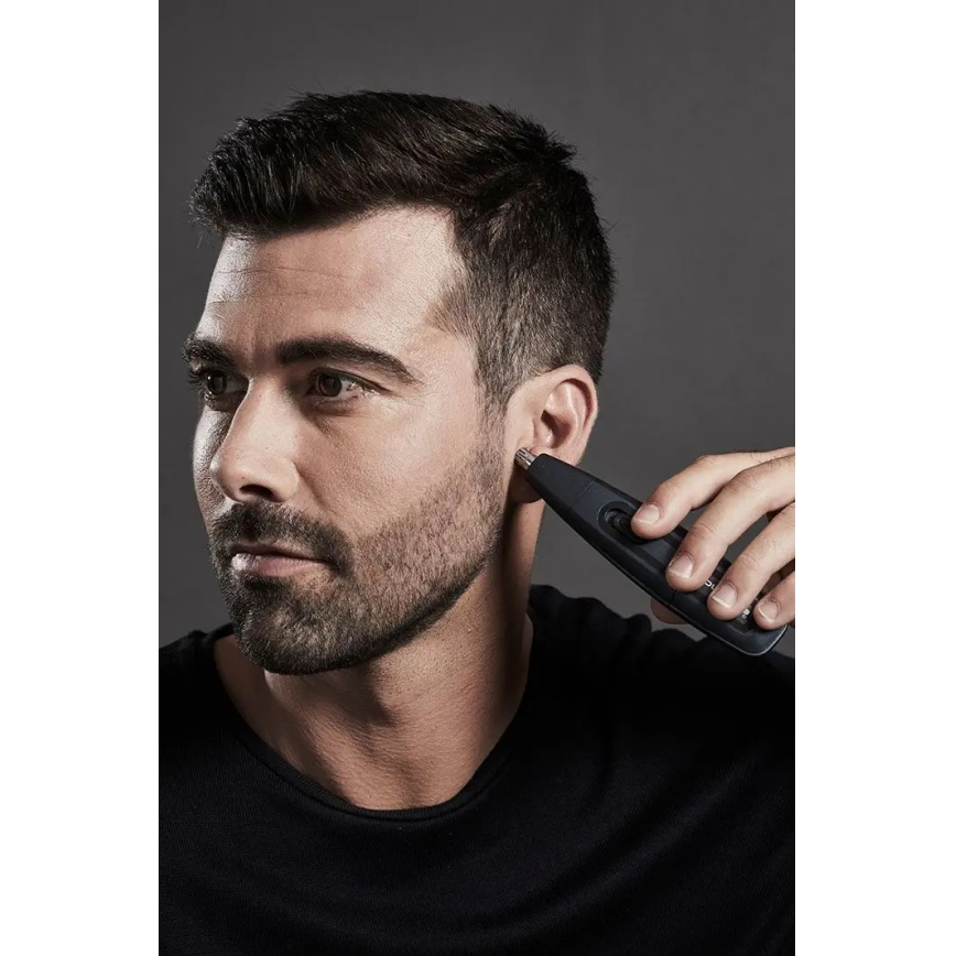Rowenta - Zastřihovač vlasů MINI GROOMING KIT SPECIALIST 8v1 1xAA modrá