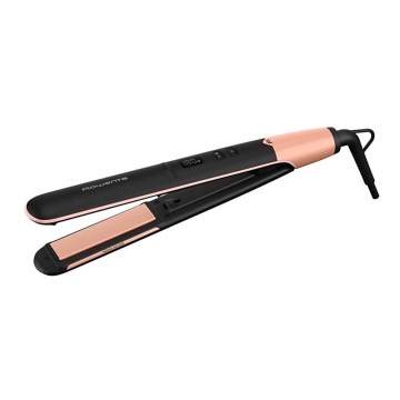 Rowenta - Žehlička na vlasy s LCD displejem EXPRESS SHINE 39W/230V rose gold