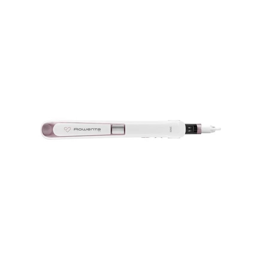 Rowenta - Žehlička na vlasy s LCD displejem PREMIUM CARE 32W/230V růžová/bílá