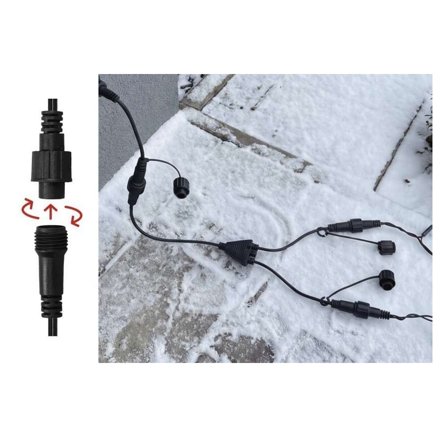 Rozbočovač pro vánoční spojovací osvětlení IP44 0,4 m