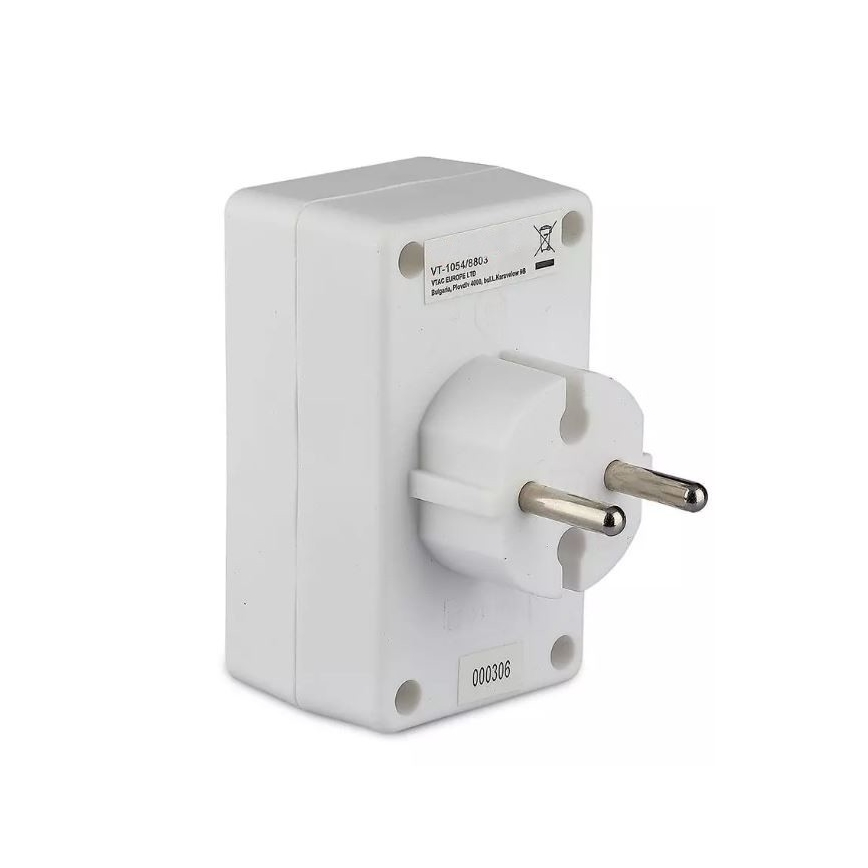 Rozbočovací zásuvka 4x2,5A/230V