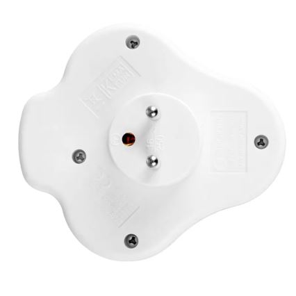 Rozbočovací zásuvka s vypínačem 2Z + USB-C + USB-A