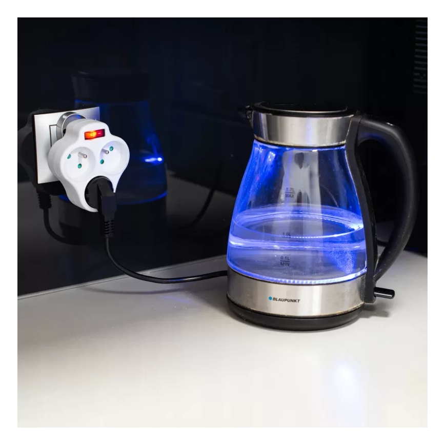 Rozbočovací zásuvka s vypínačem 3Z