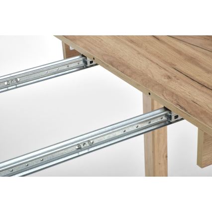 Rozkládací jídelní stůl CALMIO 102/142x102 cm dub craft