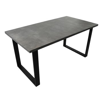 Rozkládací jídelní stůl COLIN 150/180x80 cm šedá