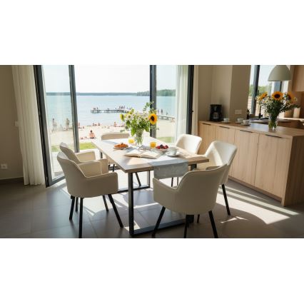 Rozkládací jídelní stůl COLIN 150/190x80 cm dub sonoma