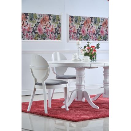 Rozkládací jídelní stůl FUERTE 150/190x90 cm bílá