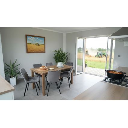 Rozkládací jídelní stůl LIAM dub