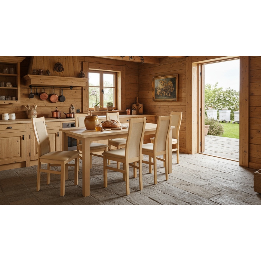 Rozkládací jídelní stůl LIAM dub sonoma