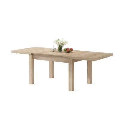 Rozkládací jídelní stůl pro 12 osob RALF 120/170/220/270x90 cm dub sonoma