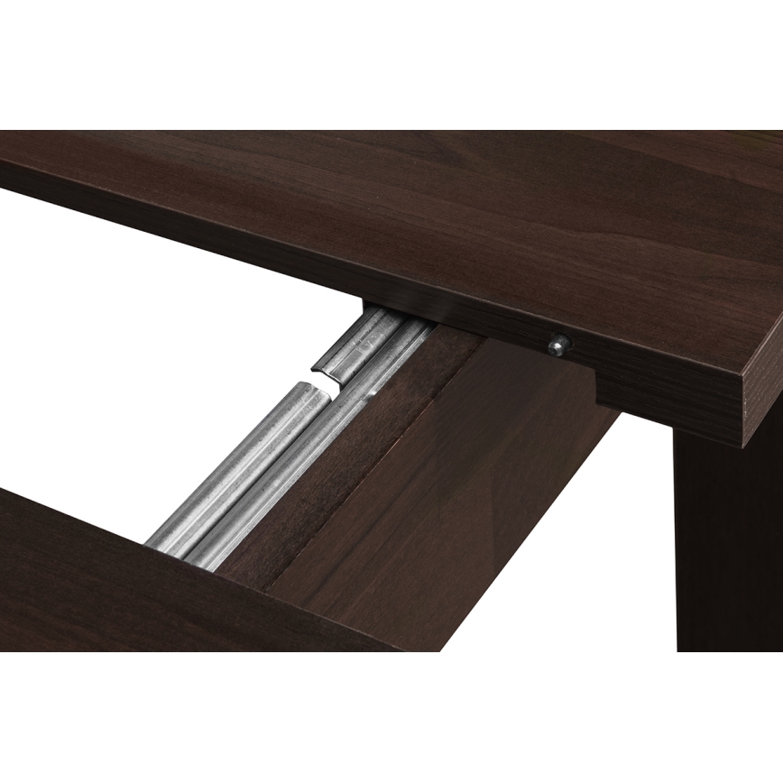 Rozkládací jídelní stůl SALUTO 76x110 cm buk/wenge