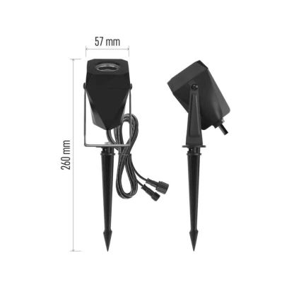 LED RGBIC Stmívatelná venkovní lampa GoSmart - rozšíření LED/1,5W/12V 3000-6500K IP65 Wi-Fi Tuya