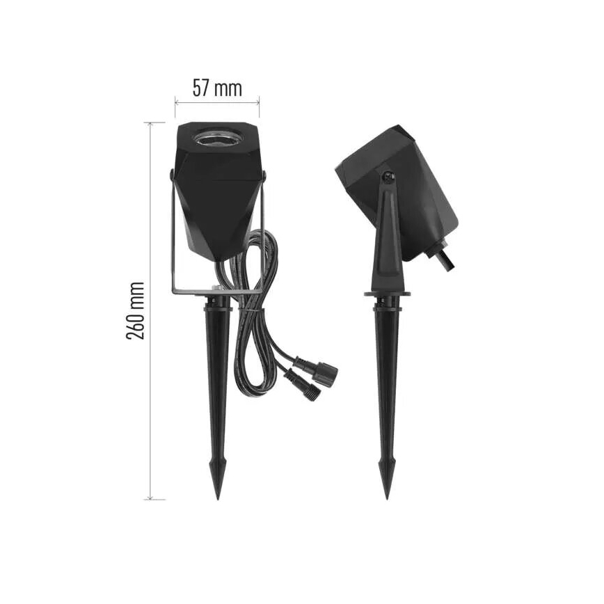 LED RGBIC Stmívatelná venkovní lampa GoSmart - rozšíření LED/1,5W/230V 3000-6500K IP65 Wi-Fi Tuya