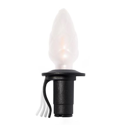 Rozšiřovací LED venkovní girlanda CONE FILAMENT 20xE10 14m barevná/teplá bílá IP44, Vyrobeno v EU