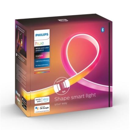 Rozšiřovací sada LED stmívatelného pásku Philips Hue White And Color Ambiance 1m LED/12,3W/230V