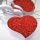 Růže z pěnového mýdla HEART RED - velikost L (43 kusů)