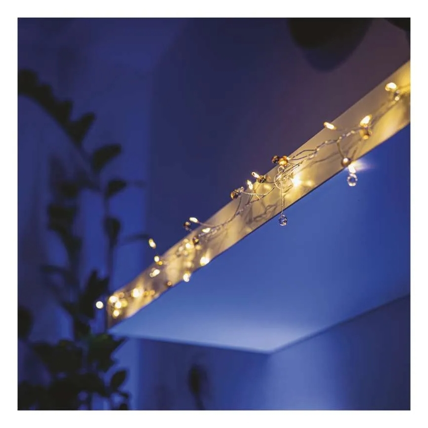 SADA 10x Držák vánočních řetězů