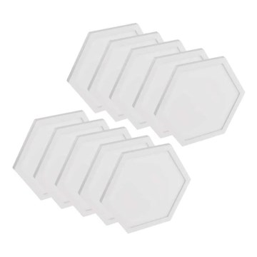 SADA 10x RGBIC Stmívatelný panel LED/1,9W/230V Wi-Fi Tuya